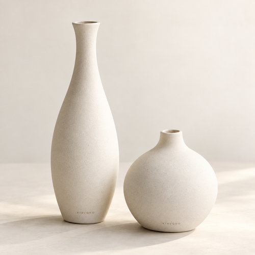 KIRVONO Elan Ceramic Bud Vase Set
